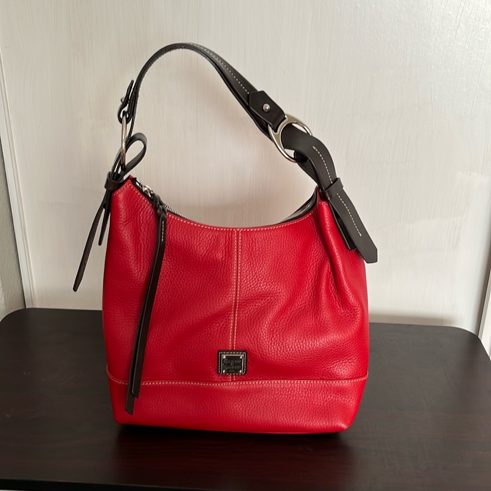 Dooney & Burke pebble leather hobo